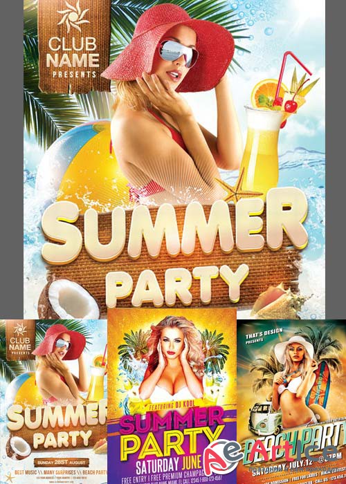 Summer Flyer Templates part 4