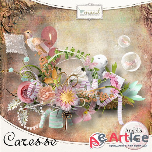 Scrap - Caresse JPG and PNG