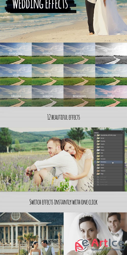 Creativemarket - 12 Beautiful Wedding Effects 15118