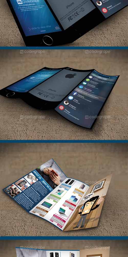 iPhone Tri-Fold Brochure