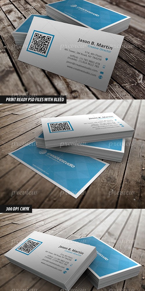 Creative Studio Business Card PSD