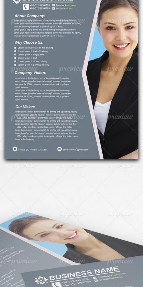 PSD - Corporate Business Flyer 2806