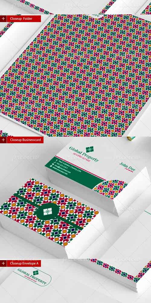 Vector Global Property Stationery Template