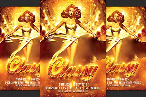 Flyer PSD - Classy Party