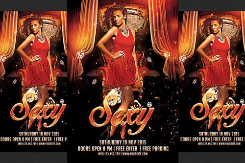 Flyer PSD - Sexy Party 