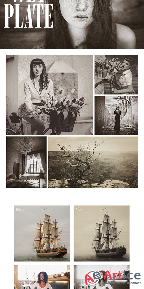 Wet Plate Lightroom Presets