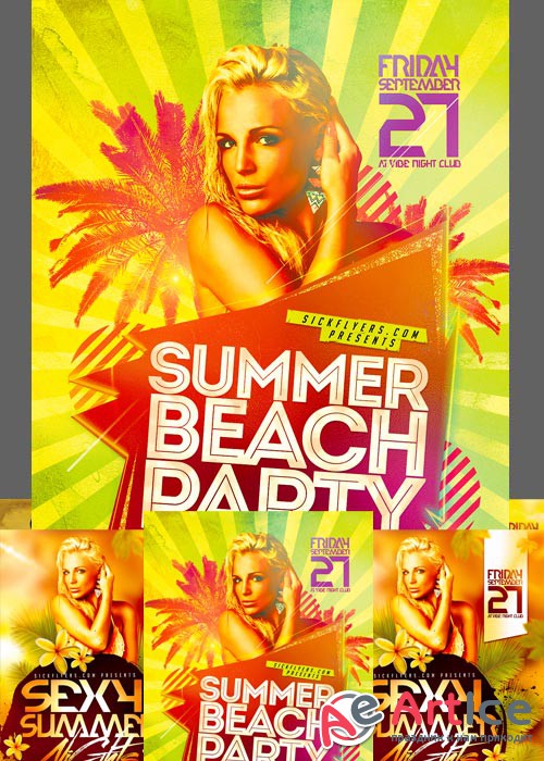 Summer Flyer Templates part 8