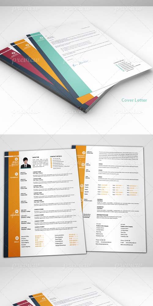 PSD - The Pro-Resume plus Cover Letter