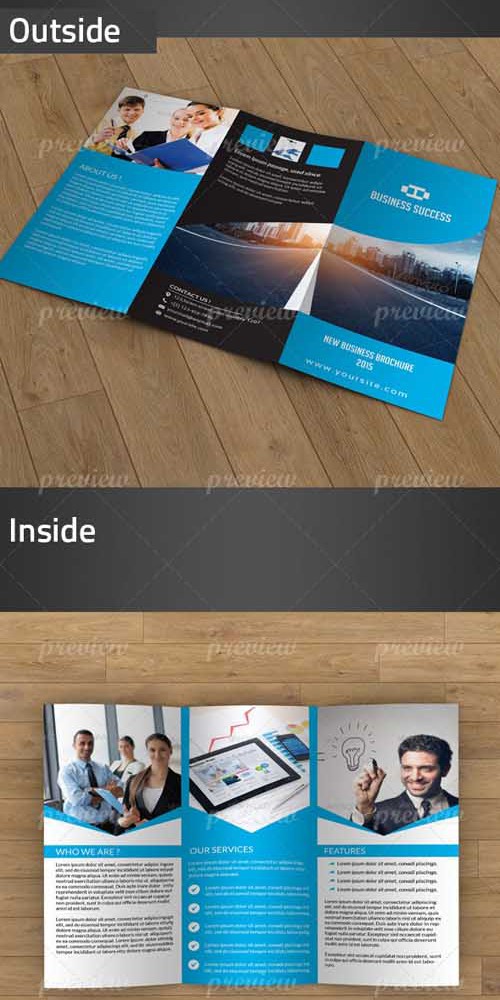 PSD - Trifold Brochure Corporate 4016