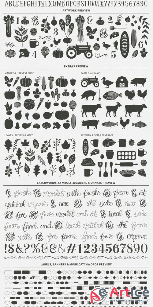 Creativemarket - Local Market Kit 