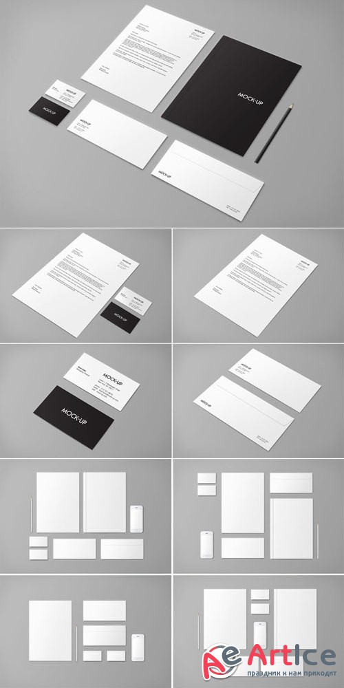 Stationery & Branding Mock-up - Creativemarket 20101