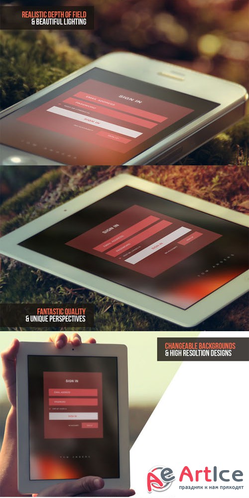 iPad & iPhone Mock-ups - Creativemarket 10798