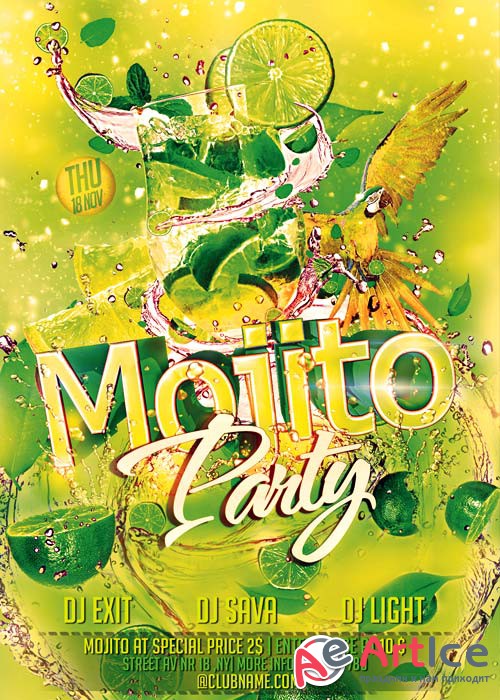 Mojito Party Flyer