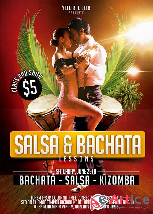 Salsa Flyer Template