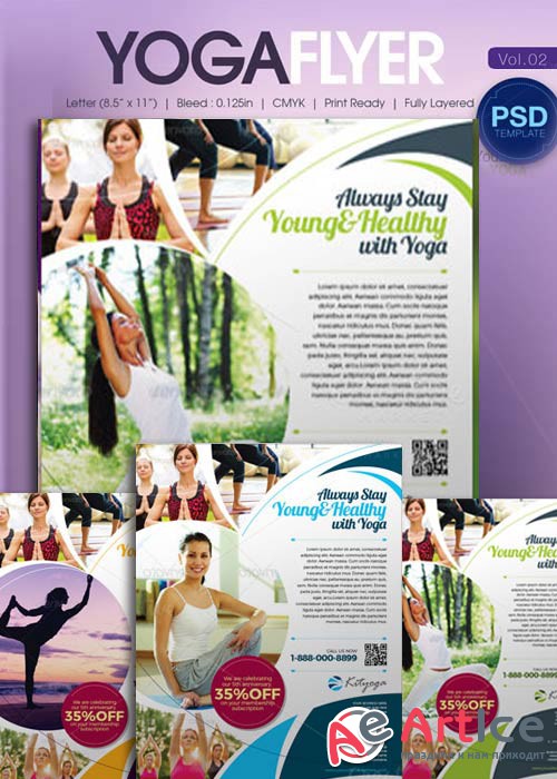 Yoga Flyer Bundle part 2