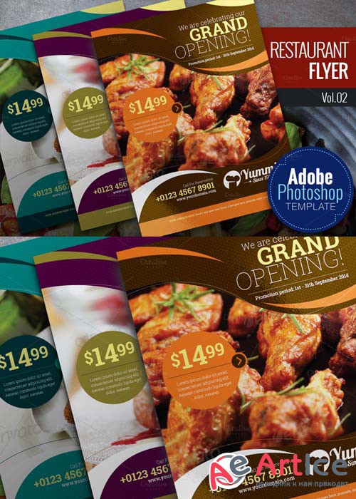 Restaurant Flyer Bundle part 2