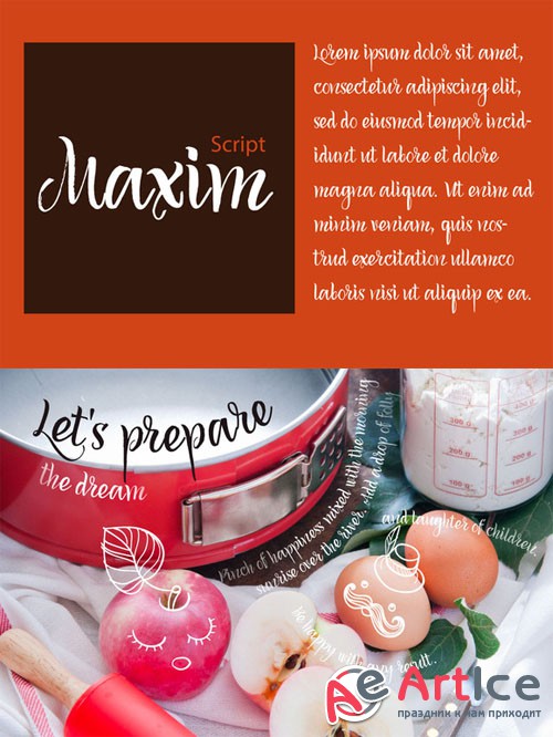 Creativemarket - Maxim Script 196280