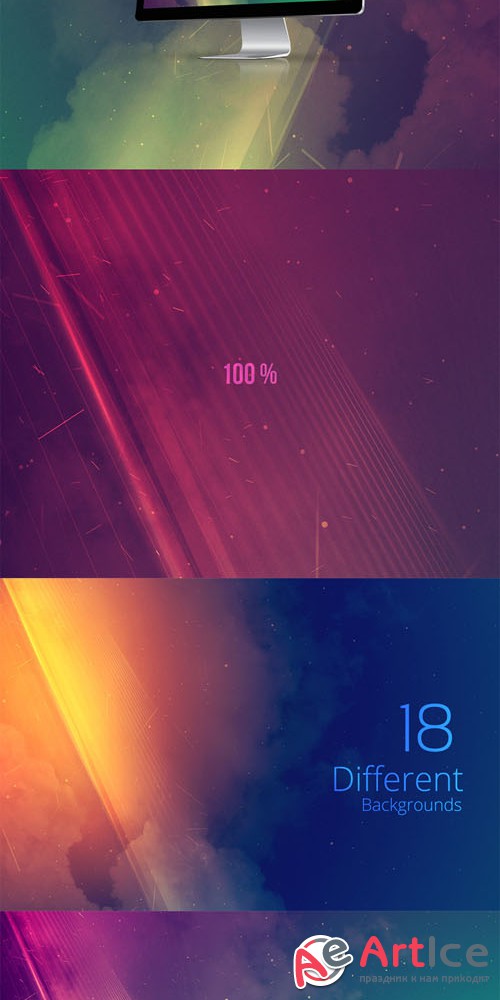 18 Motion Backgrounds V2 - Creativemarket 289696