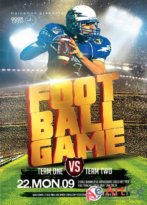 Football Game Flyer