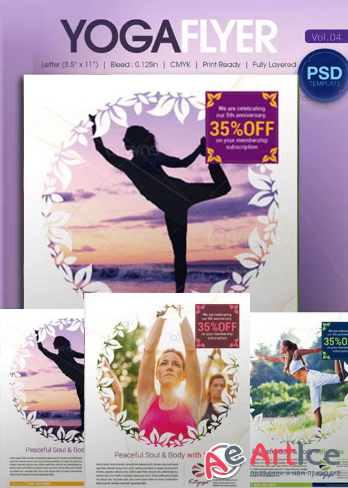 Yoga Flyer Bundle part 4