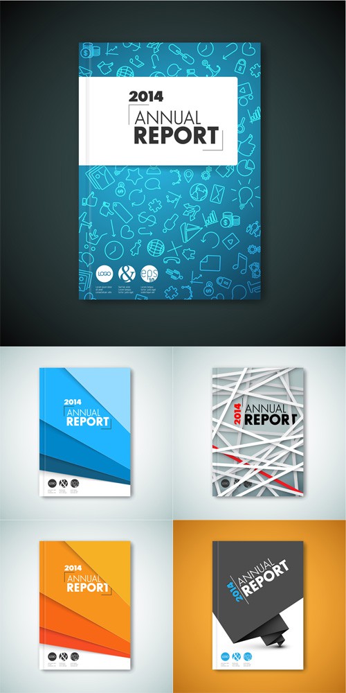 Design Templates Vector - Modern Vector Abstract Brochure 