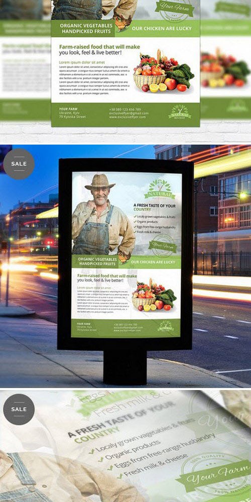 Flyer Psd Template - Farmer Flyer Business