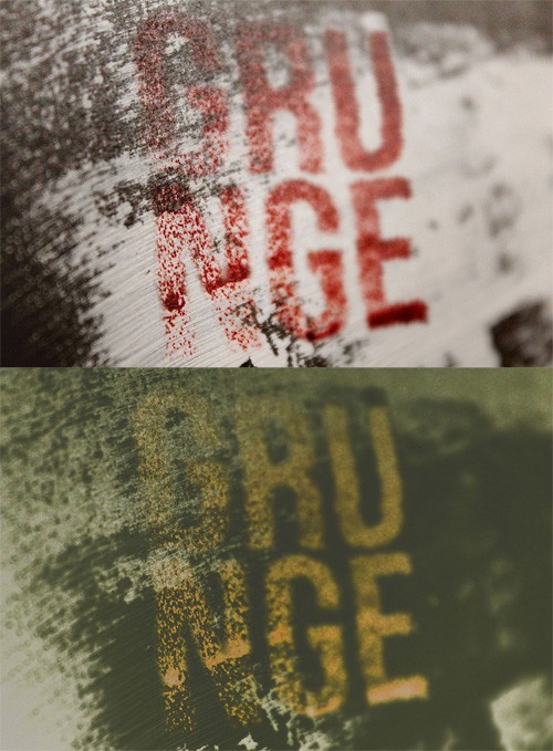 PSD Grunge Wall - Mock-up