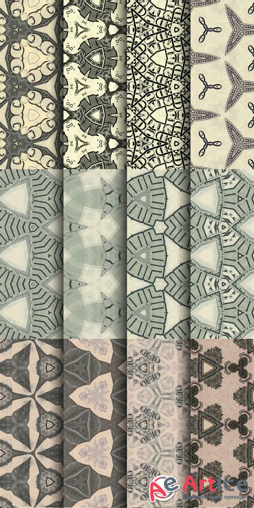 Creativemarket - 20 Banknote Patterns 188098