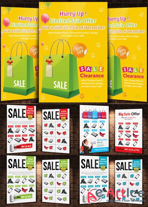 Big Sale Offer Flyer Bundle part 2