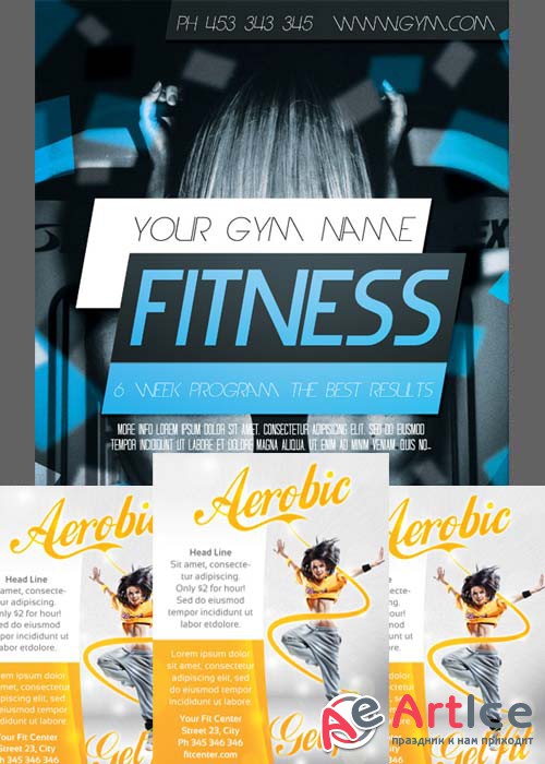 Fitness Flyers Bundle part 2