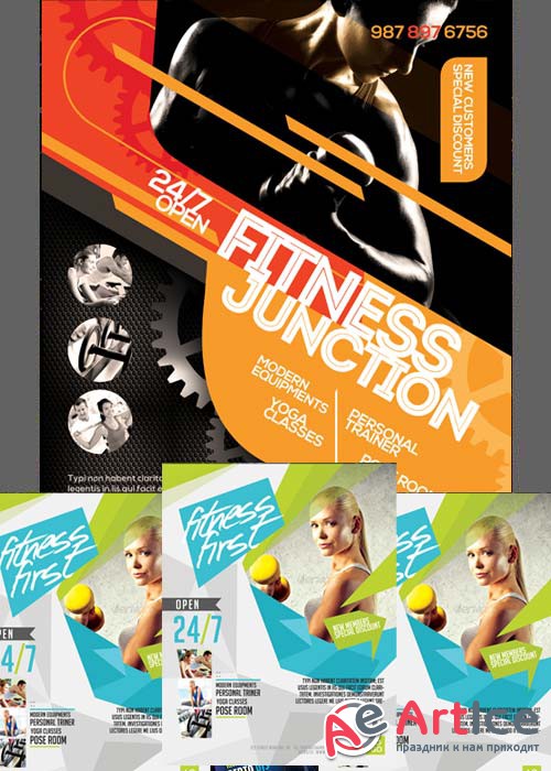 Fitness Flyers Bundle part 3