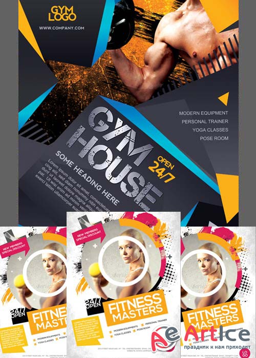 Fitness Flyers Bundle part 4