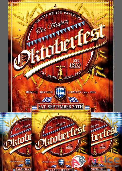 Oktoberfest Flyer Bundle V2