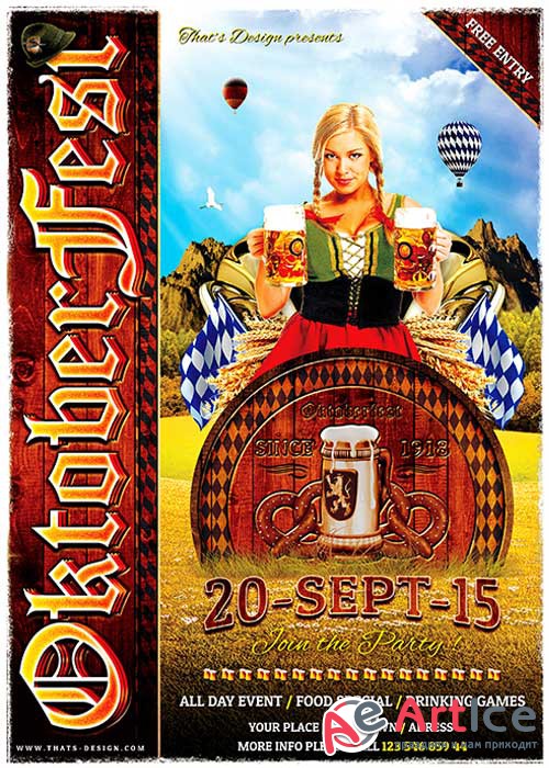 Oktoberfest Flyer Bundle V3