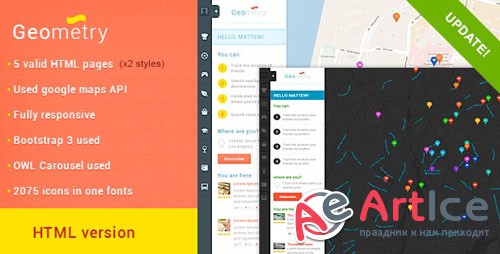 ThemeForest - GeoMetry - HTML Geolocation Template v2 - 5547092