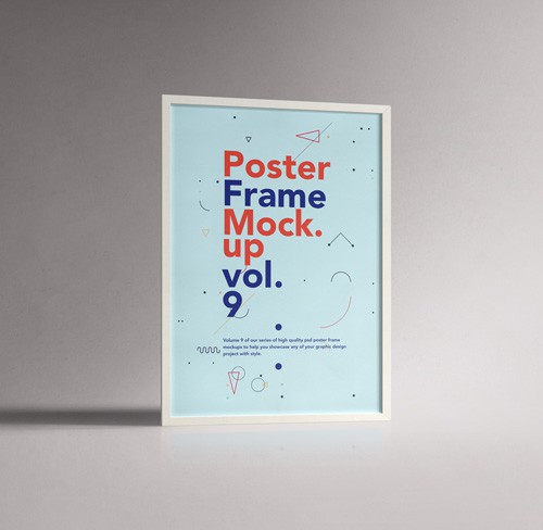 Poster Frame Mockup Vol 9 PSD