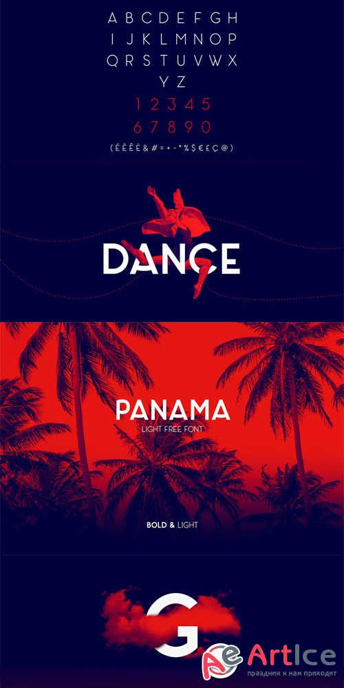 Panama Light Font