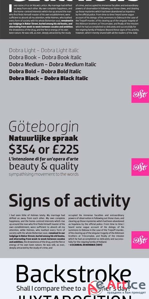 Dobra Font Family - otf