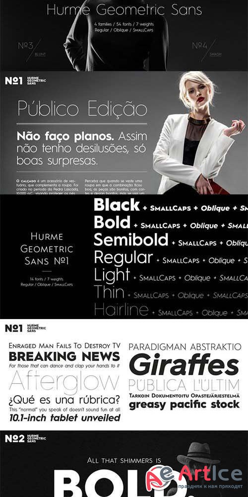 Hurme Geometric Sans No.Font Family - otf