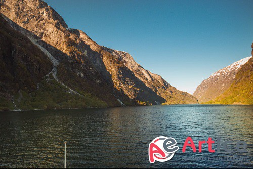 Fjord boat ride one 4k timelapse