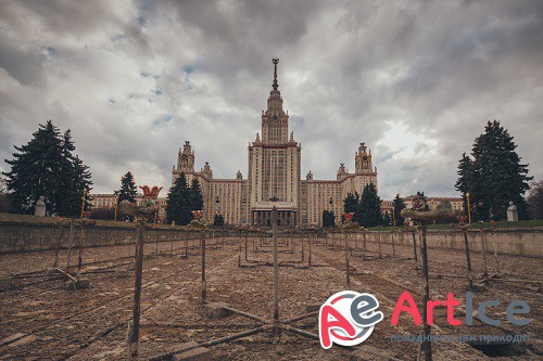 Moscow state University 4k timelapse