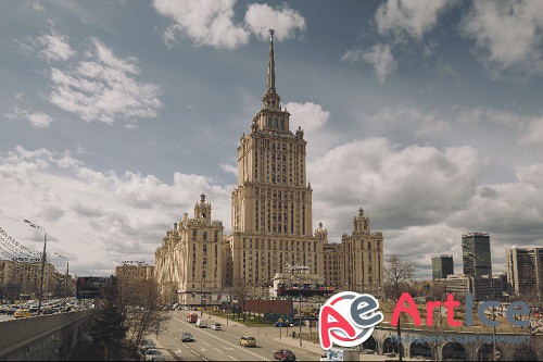 Moscow's Hotel 4k timelapse