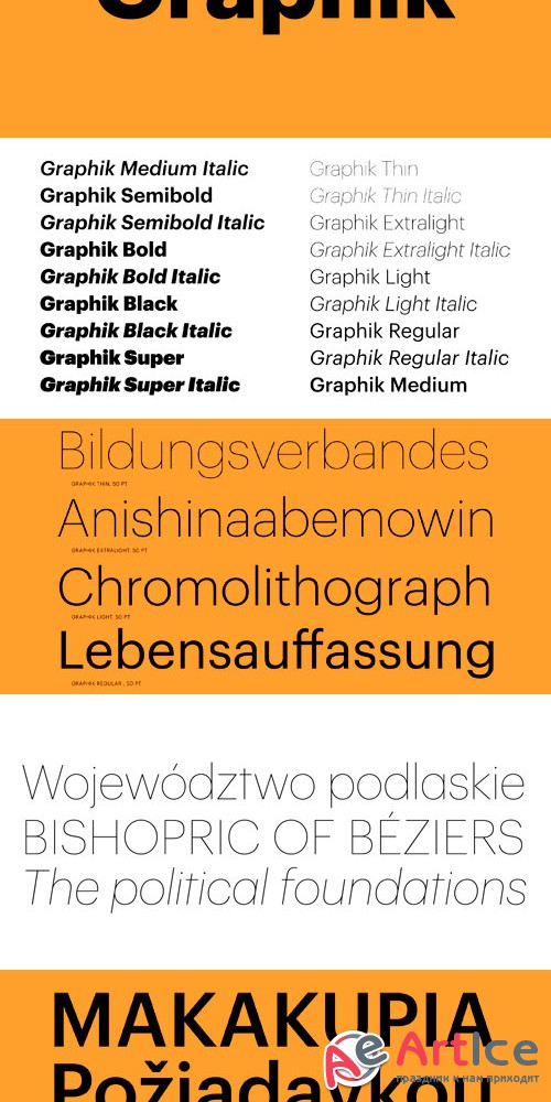 Graphik Font Family - 