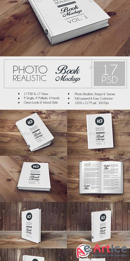 ID Book Mock-up Photorealistic 897413