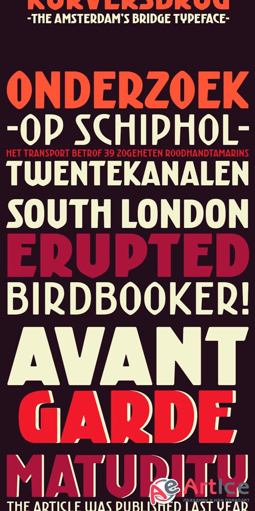 Kurversbrug Font Family - otf