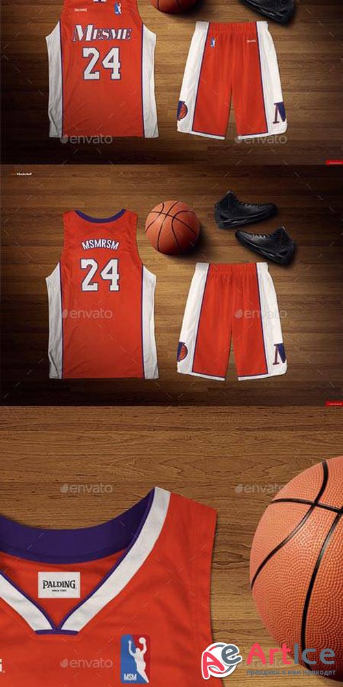 Basketball Uniform Mock-up