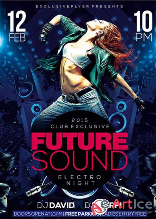 Future Sound Premium Flyer Template