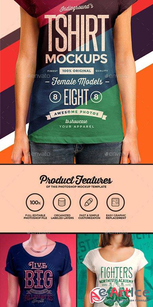 Women T-Shirt Mockups