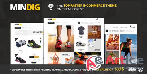 Mindig v1.3.7 - a Flat & Multipurpose Ecommerce Theme