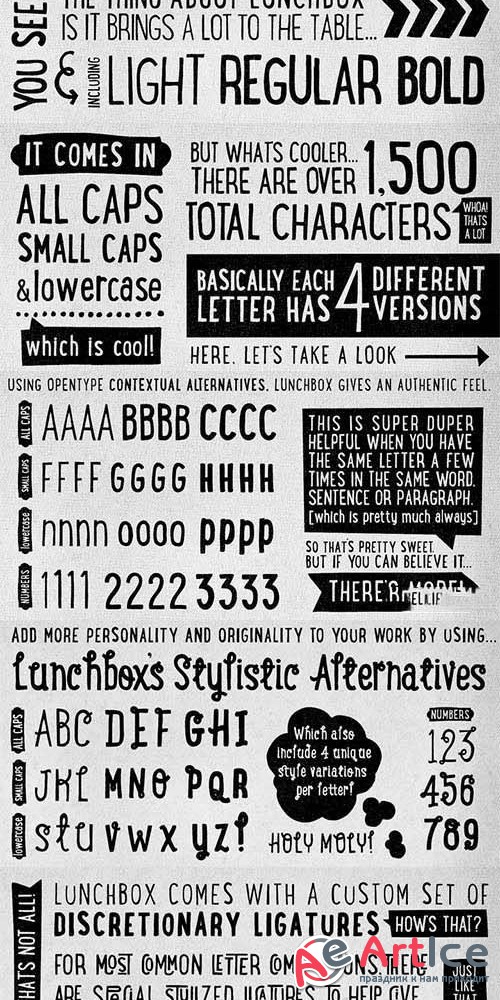 LunchBox Font - otf